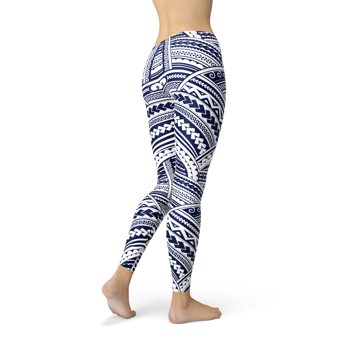 Womens Polynesian Maori Tattoo Leggings