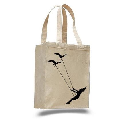 Flying Bird - Girl Swing Tote Bag